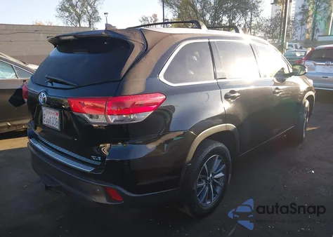 2018 Toyota Highlander Xle from USA, damaged, VIN 5TDKZRFH7JS550469